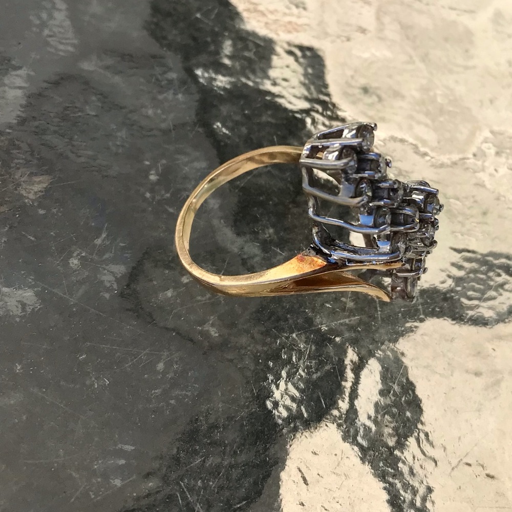 2.16 Carat Diamond 14 Karat Yellow Gold Ring - Picture 8 of 9